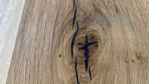 PLATEAU CHENE RU BORDS NATURELS FLACHEUX MONTAGE STRUCTURE LEGERE 2000 X 800